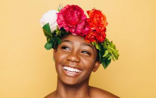 Woman with a perfect smile