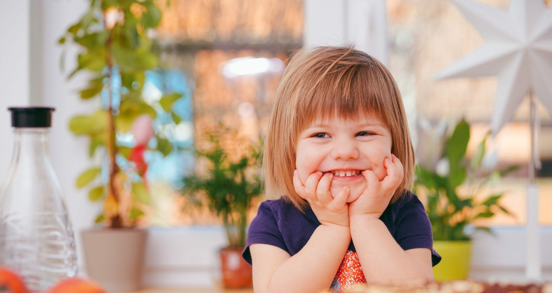 smiling child dental health