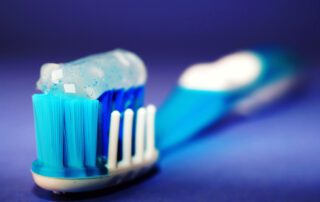 Tooth brush with tooth paste