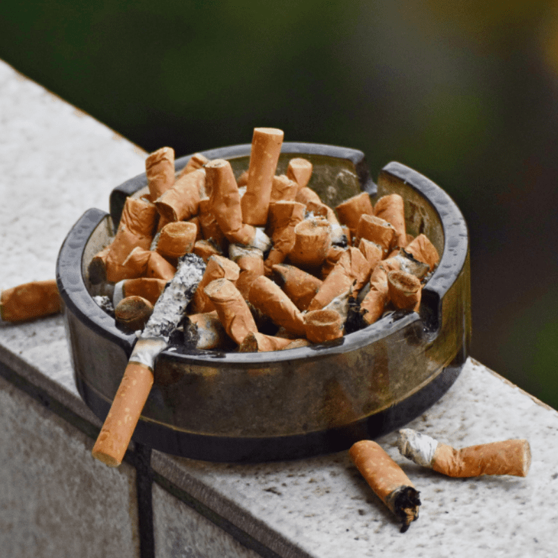 nicotine products, smoking cigarettes