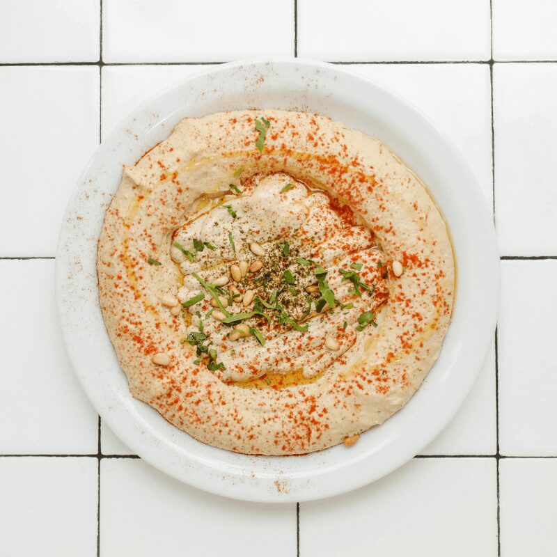 hummus-on-a-plate