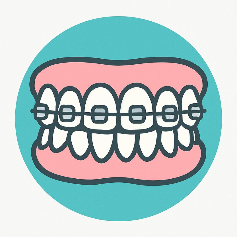 metal braces metal braces to fix overbite